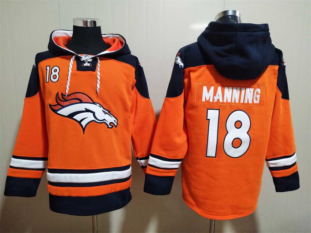 Broncos 18 Peyton Manning Orange All Stitched Sweatshirt Hoodie,We sell and wholesale Broncos 18 Peyton Manning Orange All Stitched Sweatshirt Hoodie on line form chian!